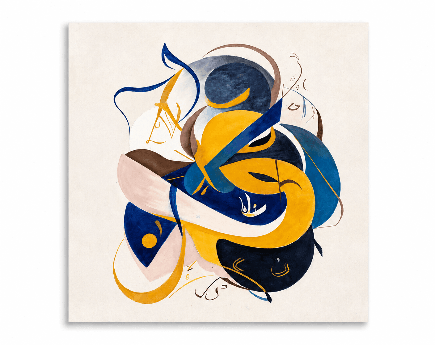 Harmony in Motion – Original Abstract Calligraphic Artwork